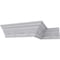 Ekena Millwork 3 1/4"H x 2 7/8"P x 4 1/4"F x 94 1/2"L Roberts Crown Moulding MLD03X02X04RO - alternate 4